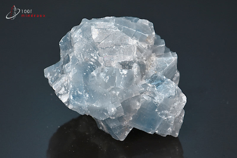Minéral brut de calcite bleue du Mexique