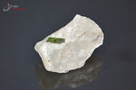 Tourmaline verte sur Quartz - Brésil - minéraux à cristaux 3,6 cm / 22g / BL444 - Vignette | 1001 minéraux