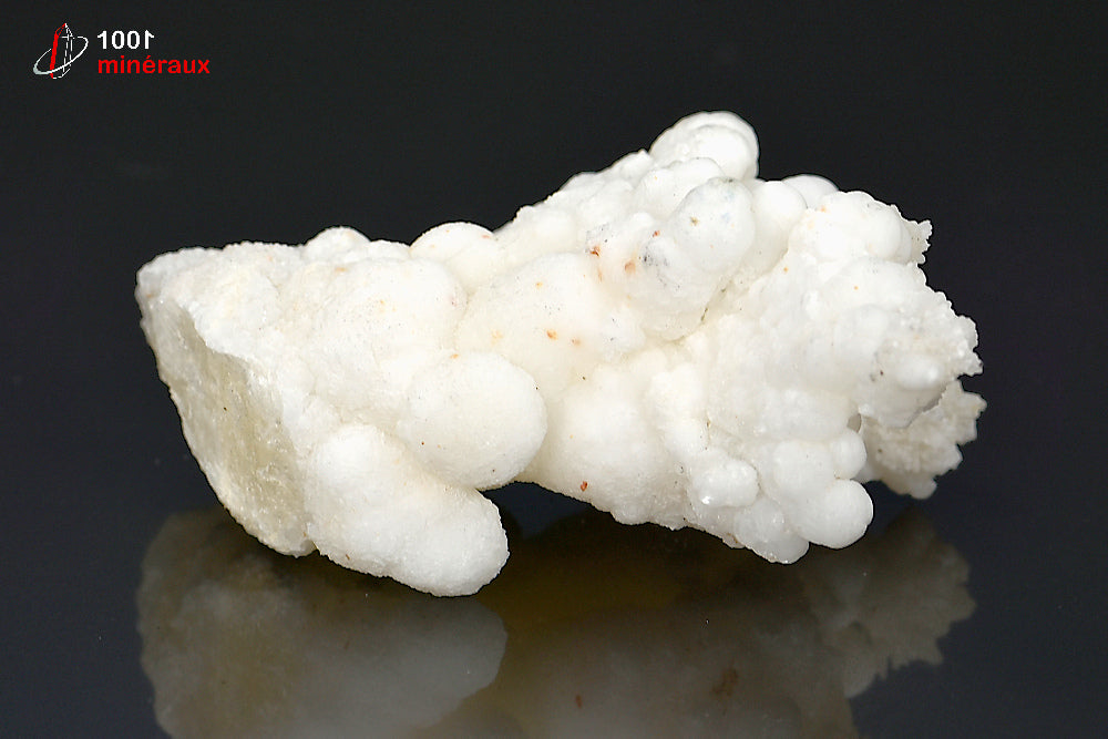 Minéral cristallisé d'aragonite rayonnante blanche du Maroc