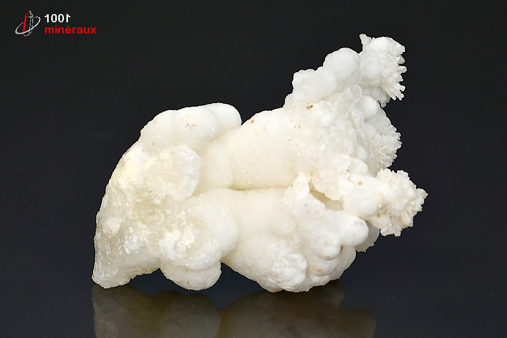 Minéral cristallisé d'aragonite rayonnante blanche du Maroc