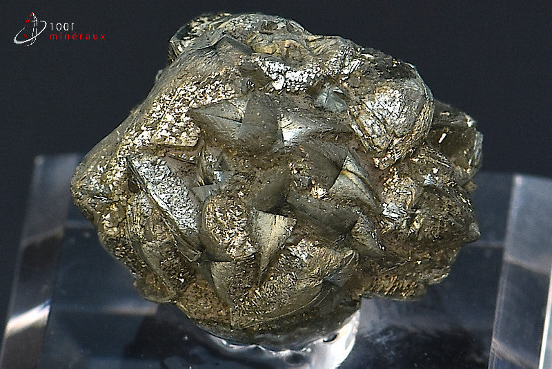 Minéral cristallisé de marcassite de France