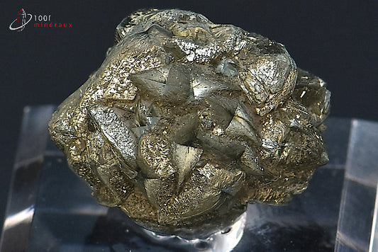 Minéral cristallisé de marcassite de France