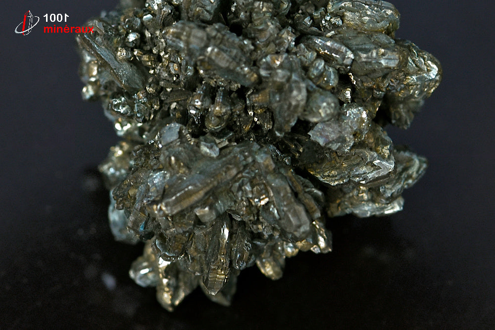 Minéral cristallisé de marcassite de France