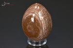Œuf en Aragonite polie - Maroc - minéraux polis 6,6 cm / 226g / BL969 - Vignette | 1001 minéraux