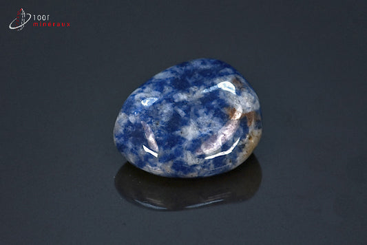 Minéral poli de sodalite bleue de Brésil