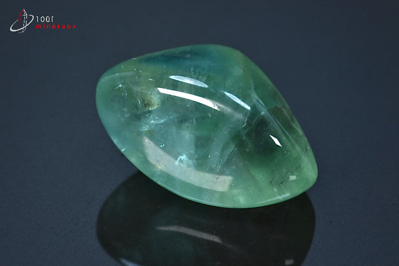 Minéral poli de fluorine verte de Chine