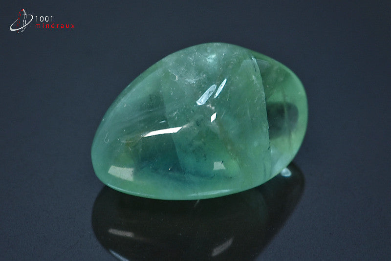 Minéral poli de fluorine verte de Chine