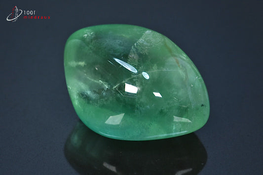 Minéral poli de fluorine verte de Chine