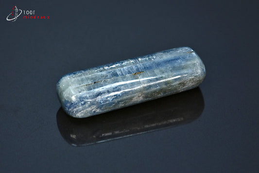 Minéral poli de Cyanite bleue du Brésil