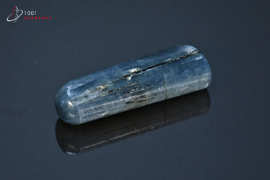 Minéral poli de Cyanite bleue du Brésil