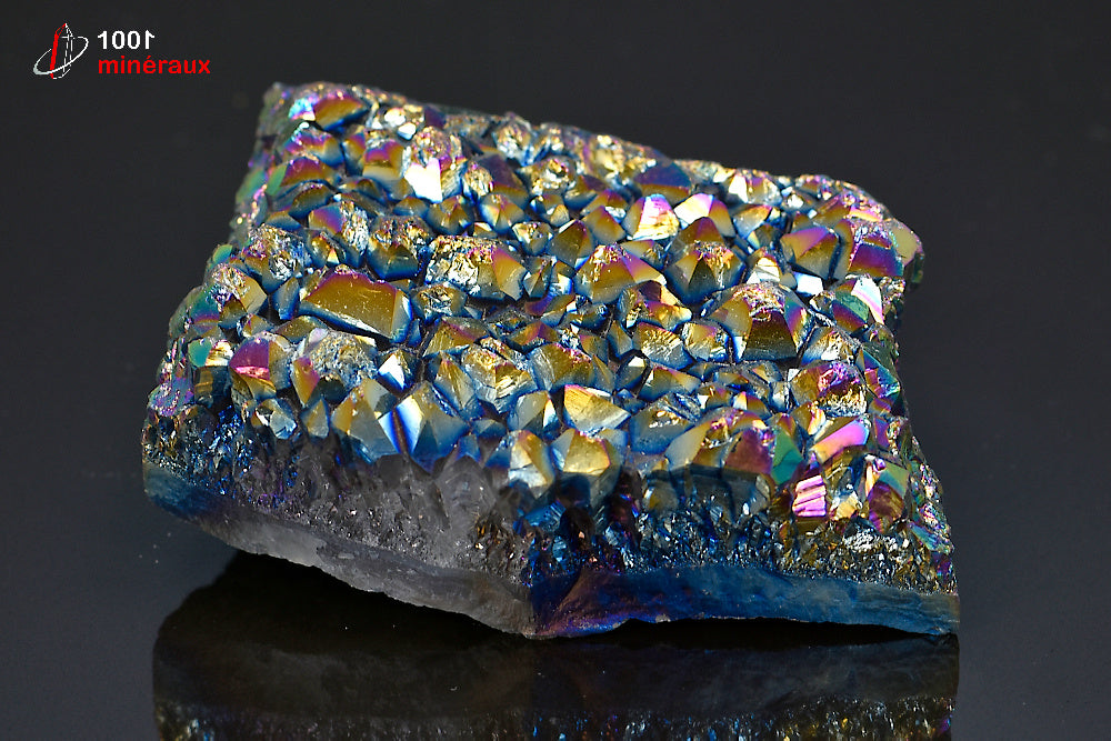 Minéral cristallisé de quartz titane des Etats-Unis