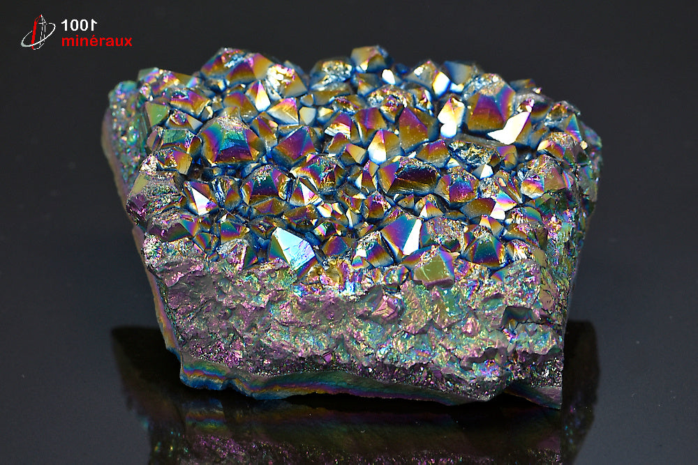 Minéral cristallisé de quartz titane des Etats-Unis