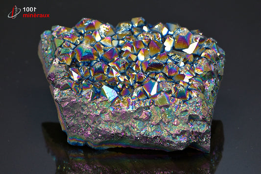 Minéral cristallisé de quartz titane des Etats-Unis