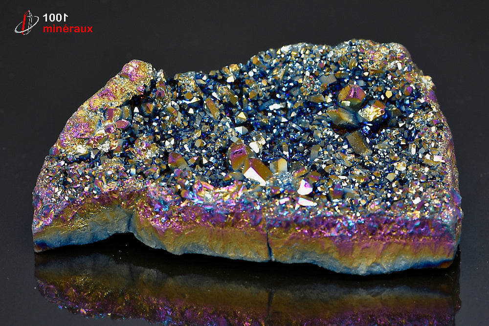 Minéral cristallisé de quartz titane des Etats-Unis