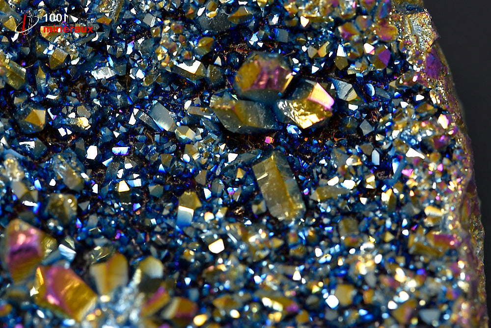 Minéral cristallisé de quartz titane des Etats-Unis