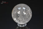 Sphère polie de Cristal de roche - Brésil - Sphères polies 7,3 cm / 581g / BM493 - Vignette | 1001 minéraux