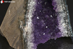 Druse d'Améthyste en Géode - Uruguay - minéraux à cristaux  14,9 cm / 2,01 kg / BM526 - Vignette | 1001 minéraux