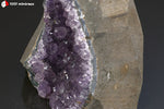 Druse d'Améthyste en Géode d'Uruguay - minéraux à cristaux  11,5 cm / 805g / BM537 - Vignette | 1001 minéraux