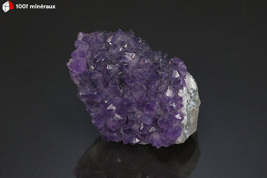 Minéral crisallisé d'une Améthyste Ananas d'Uruguay