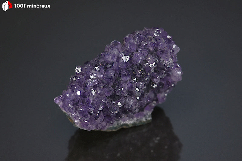 Minéral crisallisé d'une Améthyste Ananas d'Uruguay