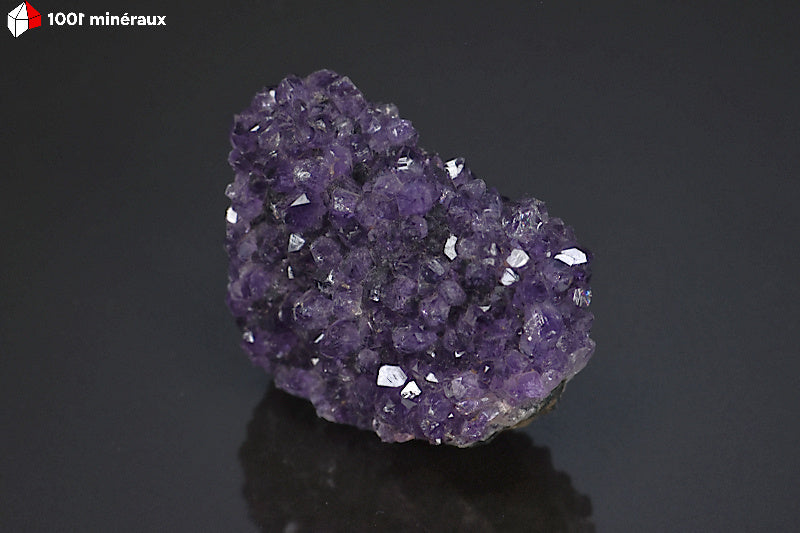 Minéral crisallisé d'une Améthyste Ananas d'Uruguay