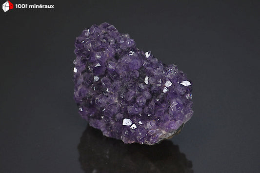 Minéral crisallisé d'une Améthyste Ananas d'Uruguay