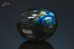 Galet poli de Labradorite - Madagascar - minéraux polis 5,1 cm / 85g / BM658 - Vignette | 1001 minéraux