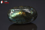 Galet poli de Labradorite - Madagascar - minéraux polis 5,7 cm / 62g / BM662 - Vignette | 1001 minéraux