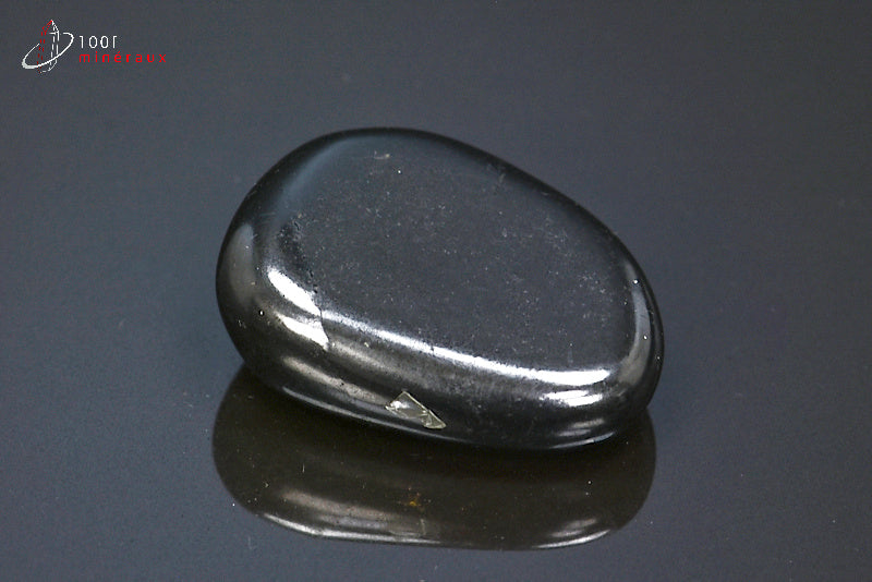 Minéral poli de shungite de Russie