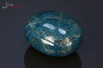 Apatite bleue polie en galet - Madagascar - minéraux polis 4,5 cm / 80g / BM749 - Vignette | 1001 minéraux