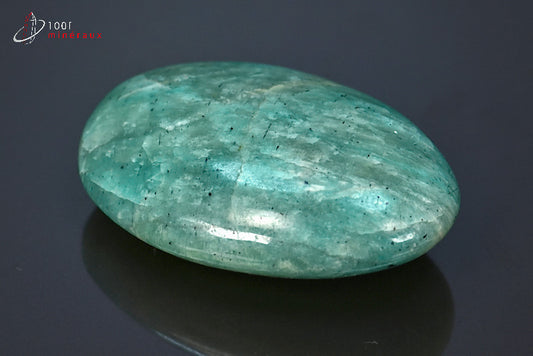 Minéral d'amazonite turquoise polie du Brésil