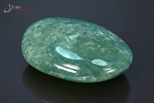 Minéral d'amazonite turquoise polie du Brésil