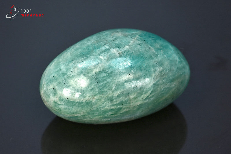 Minéral d'amazonite turquoise polie du Brésil