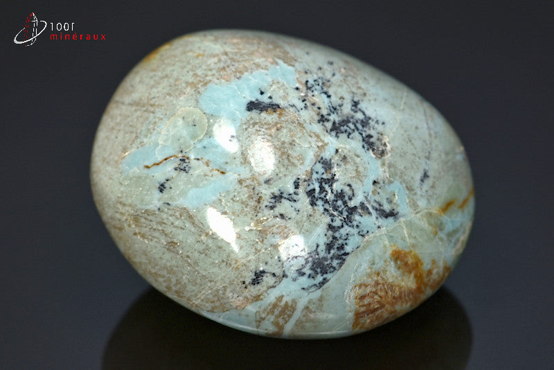 Minéral poli de turquoise de Madagascar