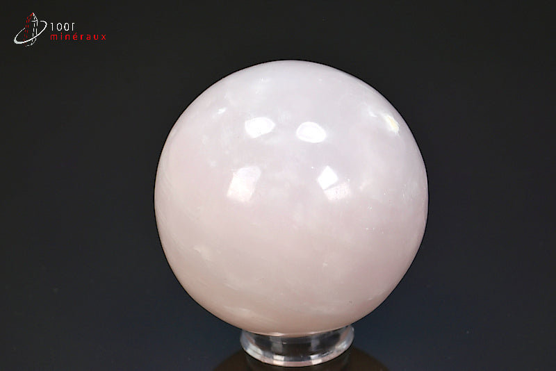 Minéral poli de manganocalcite du Pakistan en sphère