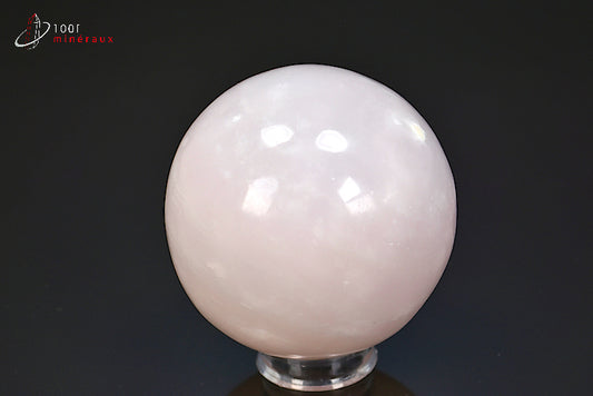 Minéral poli de manganocalcite du Pakistan en sphère