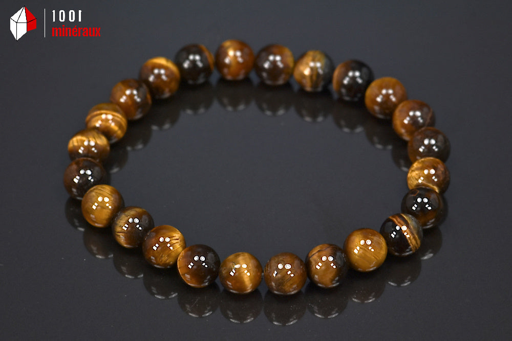 Bracelet minéral en œil de tigre