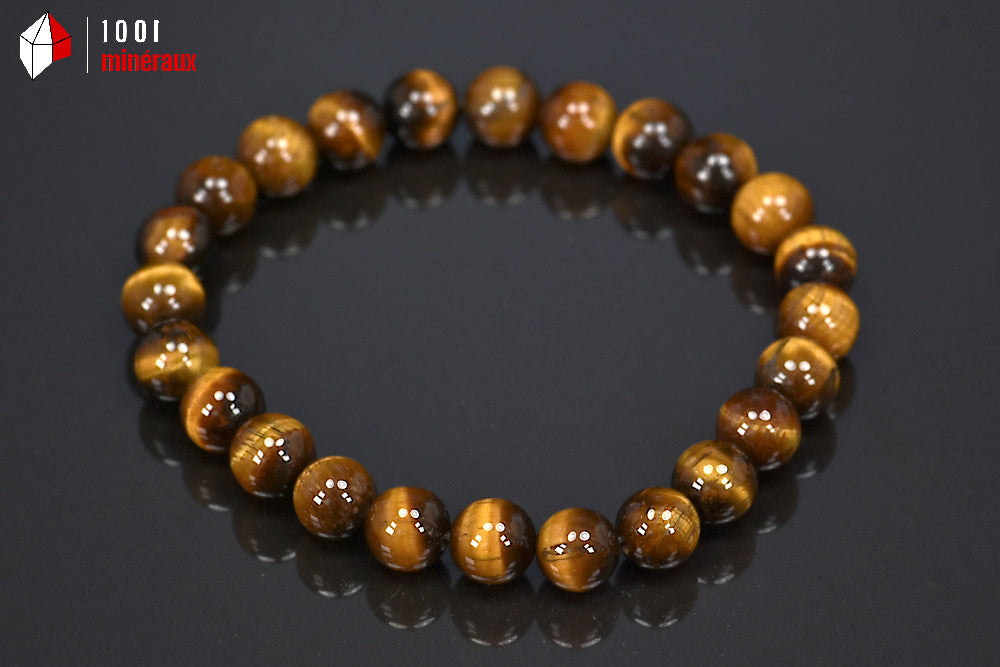 Bracelet minéral en œil de tigre