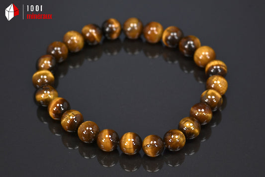 Bracelet minéral en œil de tigre
