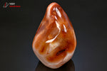 Grande Cornaline polie forme libre - Madagascar - minéraux polis 13,8 cm / 2,15kg / BN151 - Vignette | 1001 minéraux