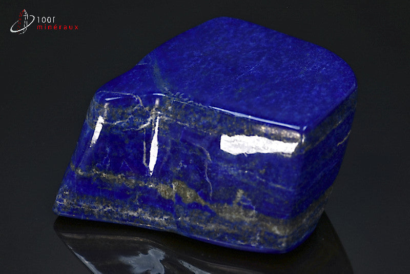 Minéral poli de lapis-lazuli en forme libre d'Afghanistan