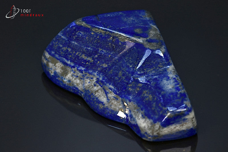 Minéral poli de lapis-lazuli en forme libre d'Afghanistan
