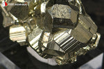Pyrite cristallisée du Pérou (agglomérat de pyritoèdres 4-10 mm) - 31 g / BN912 - Vignette | 1001 minéraux