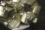 Pyrite cristallisée du Pérou (agglomérat de pyritoèdres 4-10 mm) - 31 g / BN912 - Vignette | 1001 minéraux