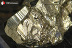 Pyrite cristallisée du Pérou (4 pyritoèdres 11-15 mm, sur socle) - 28 g / BN913 - Vignette | 1001 minéraux