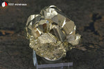 Pyrite cristallisée du Pérou (nombreux pyritoèdres 6-17 mm) - 93 g / BN925 - Vignette | 1001 minéraux