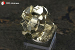 Pyrite cristallisée du Pérou (nombreux pyritoèdres 6-17 mm) - 93 g / BN925 - Vignette | 1001 minéraux