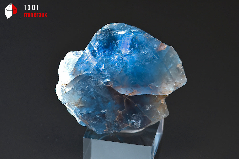 Minéral cristallisé de Fluorine de France