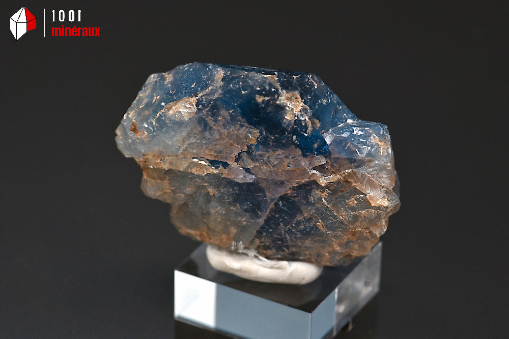 Minéral cristallisé de Fluorine de France