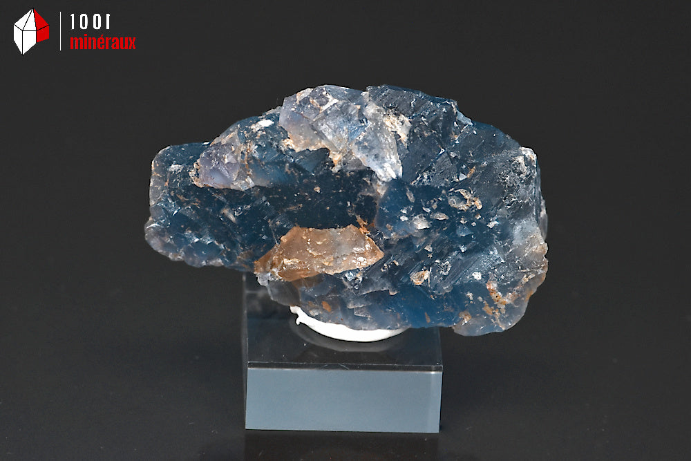 Minéral cristallisé de Fluorine de France